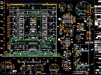 HSTK chi cục thuế Cần Thơ 7 tầng ( File cad Kiến trúc, kết cấu, điện nước)