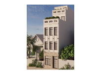 HSTK nhà phố 4 tầng 4x15m file cad đẹp