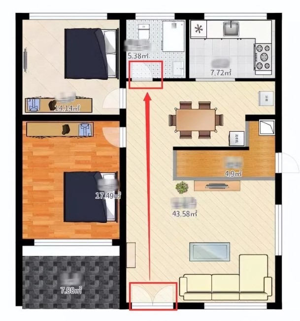 phong thủy cửa chính, kiêng kỵ mở cửa, tránh mất khí lành
