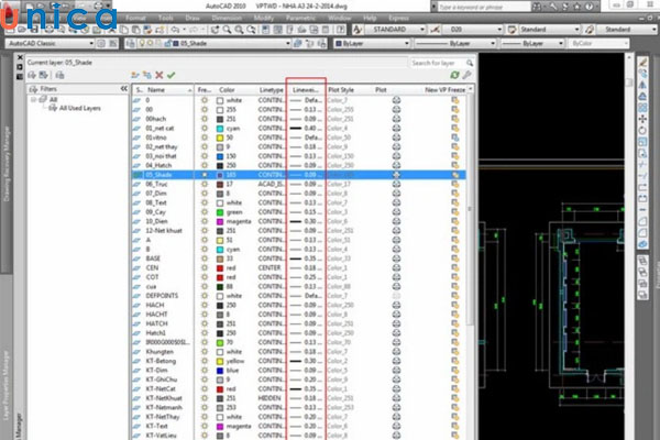 Autocad, Filethietke.vn, in bản vẽ cad