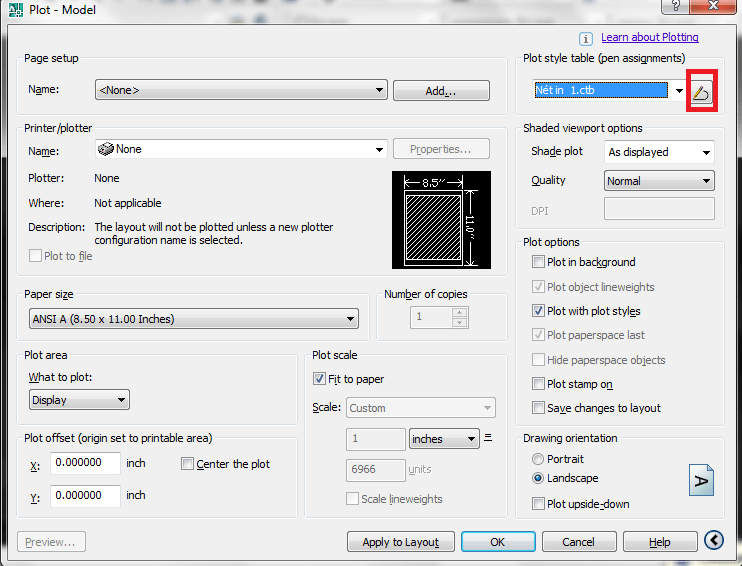 Autocad, Filethietke.vn, in bản vẽ cad