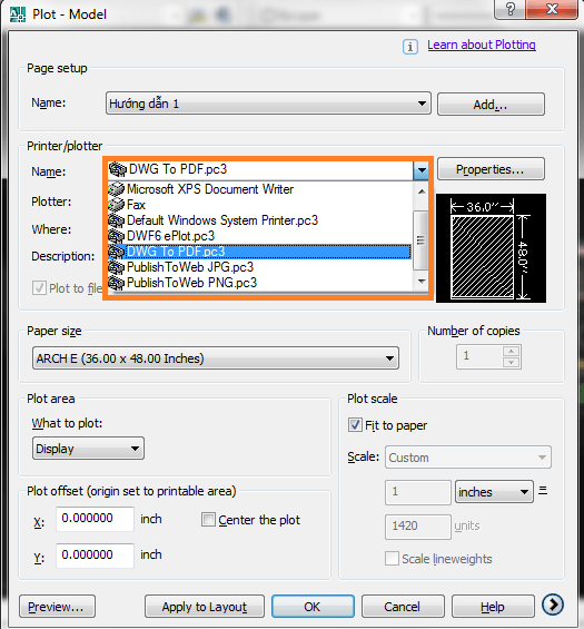 Cách in bản vẽ CAD đúng kỹ thuật và đầy đủ nhất Autocad, Filethietke.vn, in bản vẽ cad