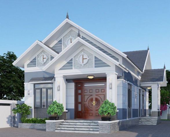 Cách tính chi phí xây nhà cấp 4 mái thái đầy đủ, chi tiết 2024 nhà cấp 4, chi phí thiết kế nhà cấp 4, mẫu nhà cấp 4 mái thái