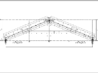 Kèo thép i tổ hợp khẩu độ 15.6m