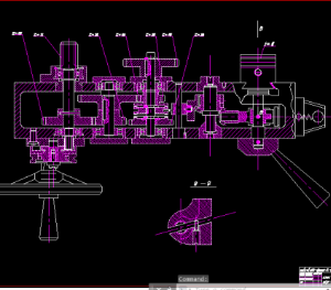 Khai triển hộp xe dao máy tiện T616, T6M16 bằng Autocad