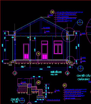 kiến trúc nhà cấp 4,kiến trúc nhà quản lý,mẫu nhà quản lý đơn giản