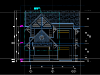 Kiến trúc biệt thự 2 tầng đẹp chữ L mái thái kt: 9x12m