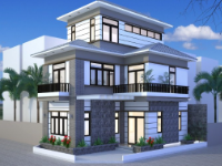 Kiến trúc Biệt thự 3 tầng 6.8x10.3m
