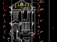 bản vẽ cad biệt thự 3 tầng,thiết kế biệt thự cao cấp,biệt thự gia đình,bản vẽ biệt thự 3 tầng