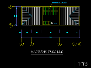 Kiến trúc mặt bằng nhà 4 tầng 4,6 x 13,9m