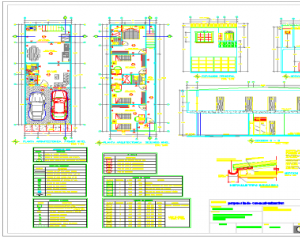 kiến trúc  nhà 2 tầng,nhà 2 cấp,cad nhà 2 cấp