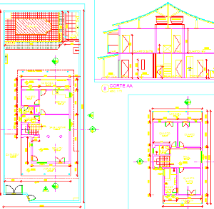 Kiến trúc nhà có bể bơi đầy đủ chi tiết đẹp