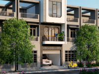 Kiến trúc Nhà phố 4x11.8m đẹp, hiện đại