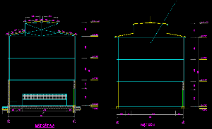 Kiến trúc nhà thi đấu  thiết kế bằng Autocad