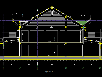 Kiến trúc sơ bộ chợ phường, fiel autocad