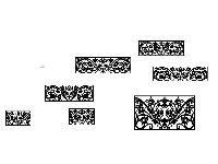 Lan can cnc file dxf 7 kích thước