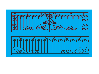 lan can sắt,lan can,Lan can uốn sắt mỹ thuật,lan can đẹp