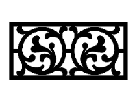 Mẫu 2d cnc hoa văn cổng dxf