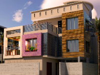 Mẫu 3d biệt thự 2 tầng
