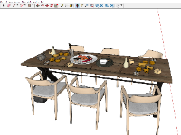 file sketchup bàn ghế,sketchup bàn ghế,sketchup bàn ăn,bàn ghế phòng ăn