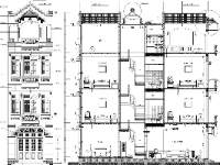 Kiến trúc nhà phố 4 tầng,Bản vẽ thiết kế nhà 4x13m,bản vẽ kiến trúc nhà ở 4 tầng,Nhà phố 4 tầng 4x13m,Mẫu nhà phố tân cổ điển 4m mặt tiền,Nhà liền kề 4 tầng đẹp