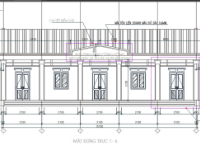 Nhà văn hóa 7.8x15.7m,nhà sinh hoạt,Nhà sinh hoạt cộng đồng,bản vẽ nhà sinh hoạt cộng đồng,thiết kế nhà sinh hoạt