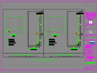 Mẫu bản vẽ shop tầng hầm hố bơm tầng hầm thang máy(mặt bằng +mặt căt)