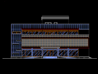 Bản vẽ nhà làm việc 3 tầng,Thiết kế nhà điều hành 3 tầng,file cad nhà văn phòng 3 tầng,Hồ sơ thiết kế cơ quan 3 tầng