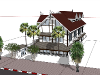 file sketchup biệt thự,model su biệt thự,sketchup biệt thự