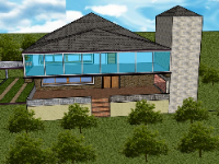 sketchup biệt thự,biệt thự sketchup,file su biệt thự