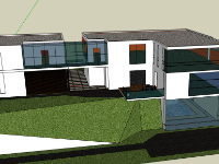 file su biệt thự,sketchup biệt thự,model su biệt thự