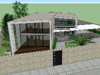 sketchup biệt thự,model su biệt thự,file su biệt thự