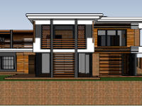 file su biệt thự,sketchup biệt thự,model su biệt thự