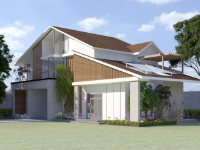 Mẫu biệt thự 2 tầng sketchup đẹp free