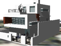 file su biệt thự,model su biệt thự,sketchup biệt thự