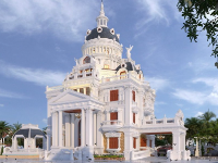 Mẫu biệt thự 5 tầng file sketchup