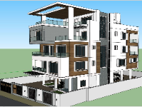 file su biệt thự,sketchup biệt thự,model su biệt thự