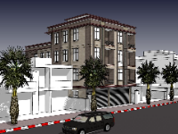 file su biệt thự,model su biệt thự,file sketchup biệt thự