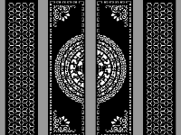 Mẫu cắt cnc cổng 4 cánh