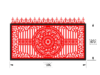 cnc hàng rào,hàng rào cắt cnc,cắt cnc hàng rào,mẫu cắt cnc hàng rào,Mẫu cổng hàng rào cnc