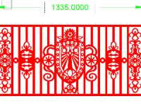 Mẫu cắt cnc hàng rào đẹp mắt