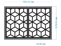Mẫu cắt cnc hoa văn đơn giản