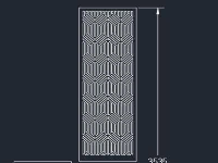 Mẫu cắt cnc vách cổng đơn giản