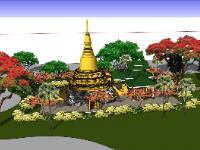 Mẫu chùa Thái Lan đẹp file su