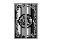 Mẫu cnc cổng 2 cánh trống đồng tháng 6