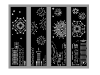 Mẫu cnc cổng 4 cánh trên autocad dxf