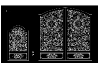 Mẫu cnc cổng chùa tâm sen file dxf