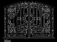 Mẫu cnc cổng hoa văn đẹp