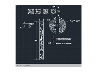 Mẫu cnc cổng trống đồng cây trúc vạn sự như ý