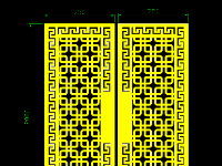 Mẫu CNC cửa 2 cánh số 3